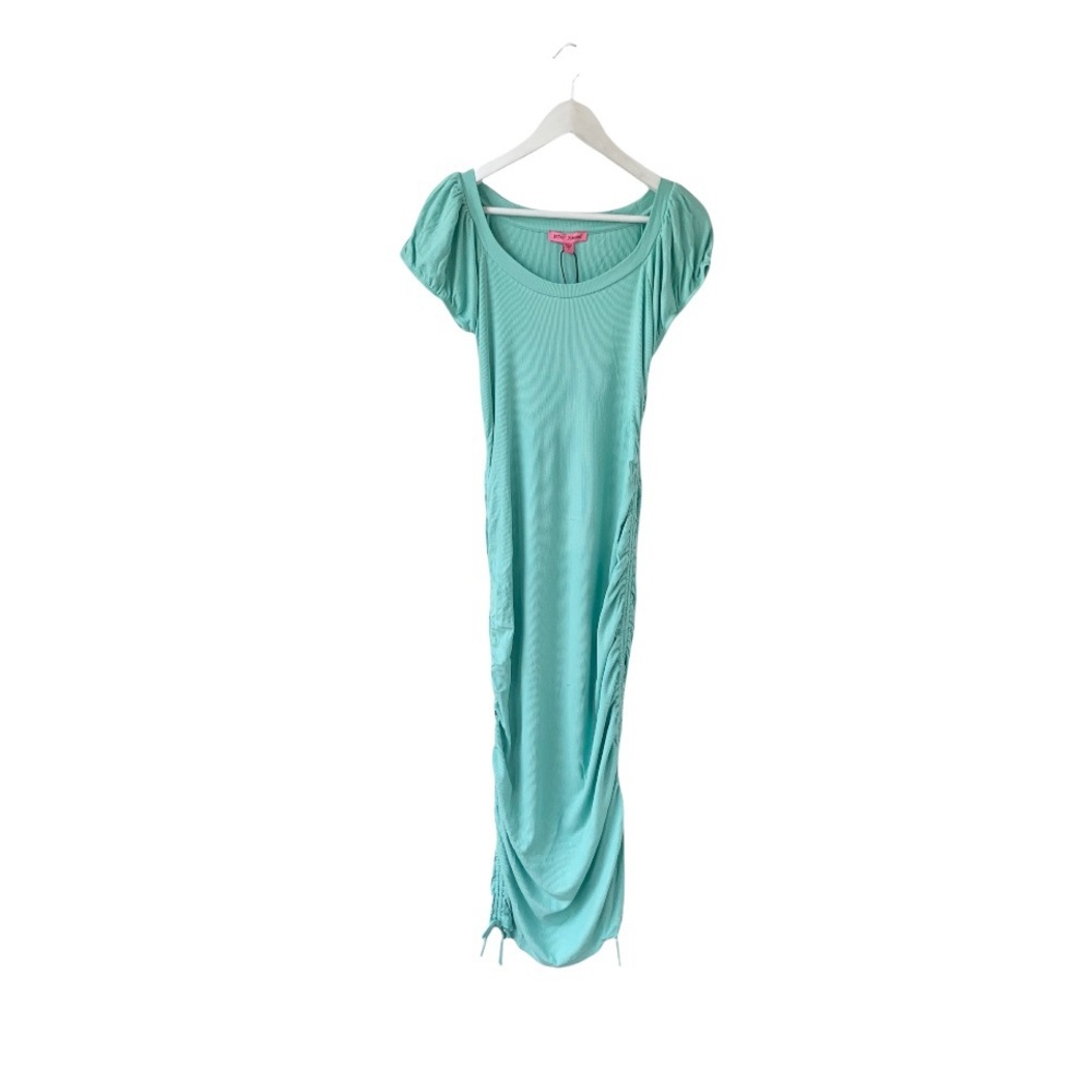 🌸New🌸 Betsey Johnson Ribbed Cap Sleeve Dress XL - Picture 8 of 9